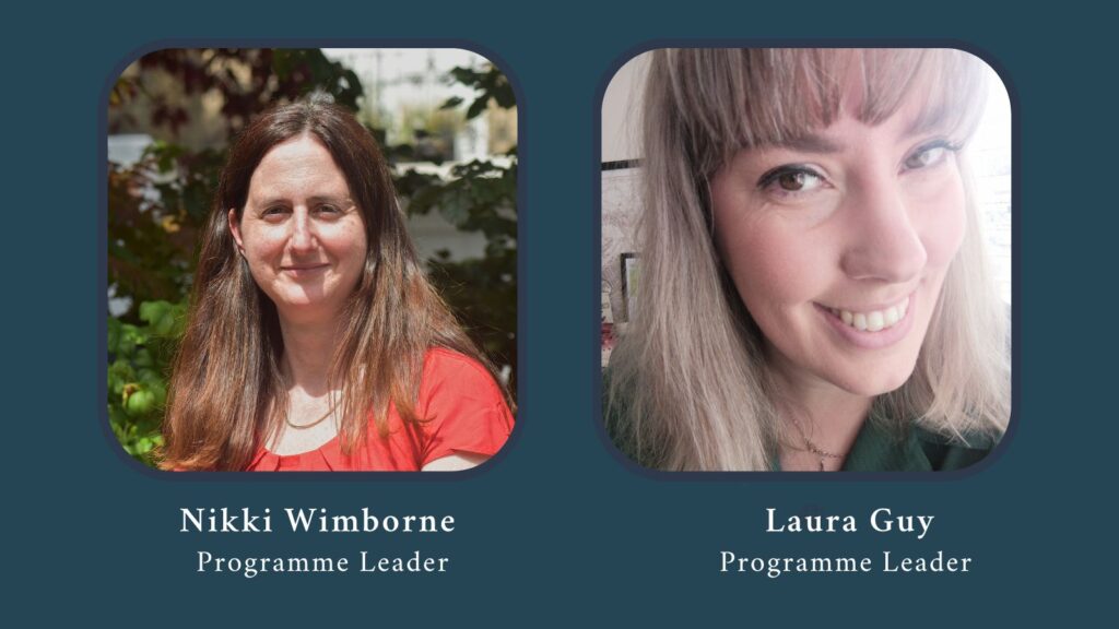 A picture of Nikki Wimborne and Laura Guy, Cripplegate Foundation Programme Leaders