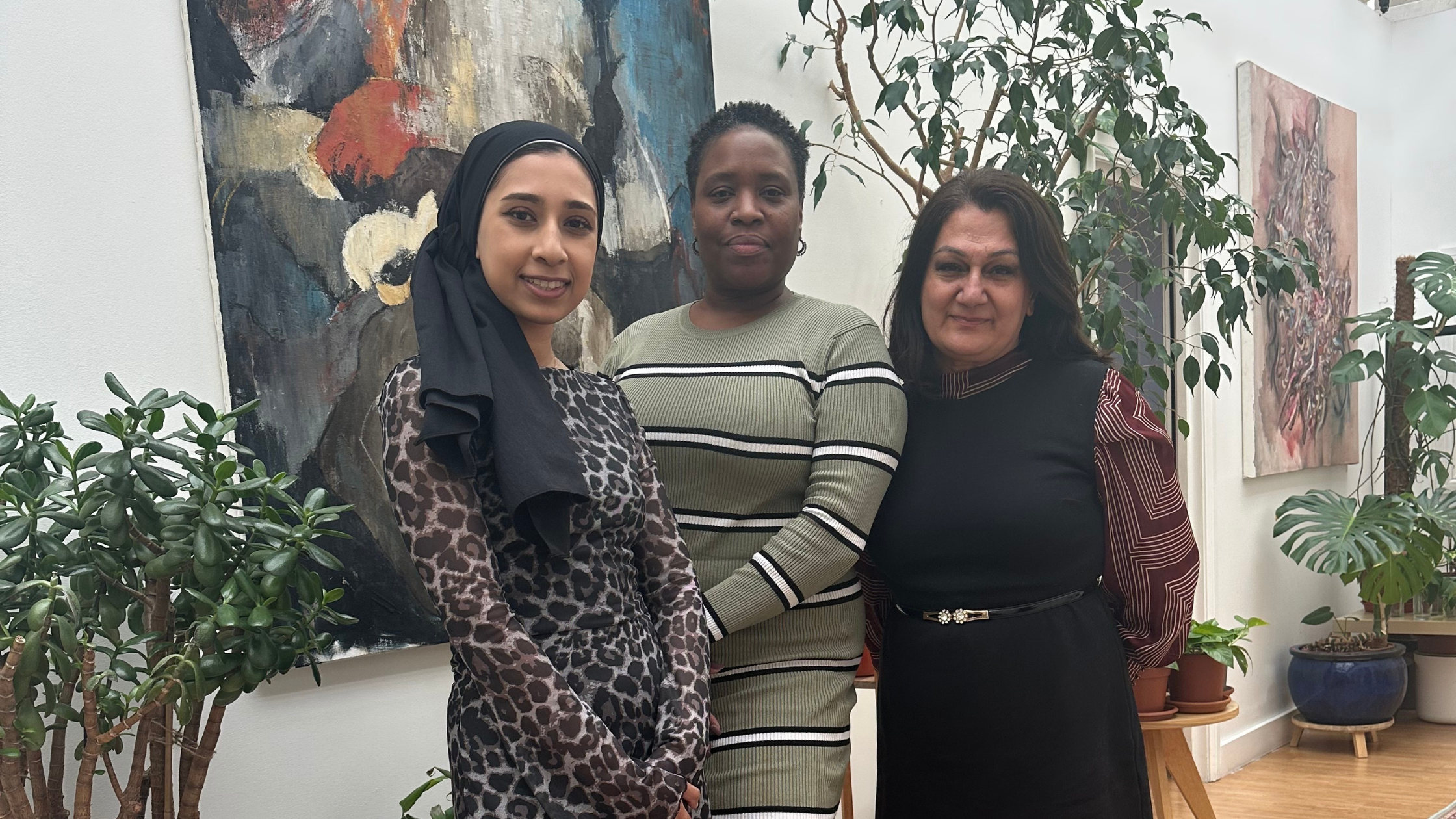 A group photo of some of The Maya Centre team, 2025